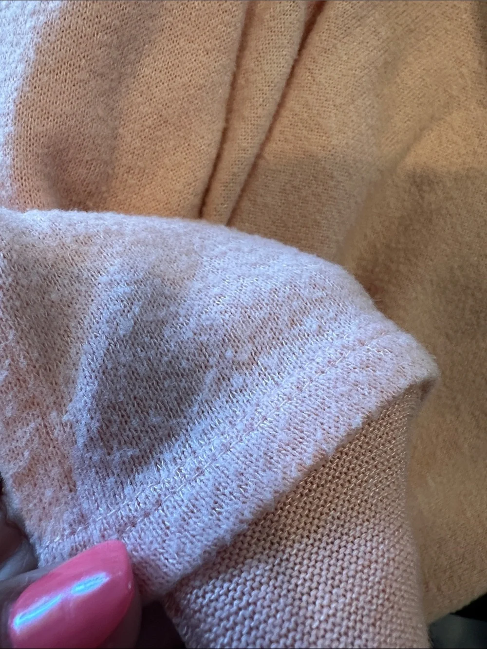 Copper Key Blush Pink Long Sleeve Lightweight Knit Top - Picture 7 of 7